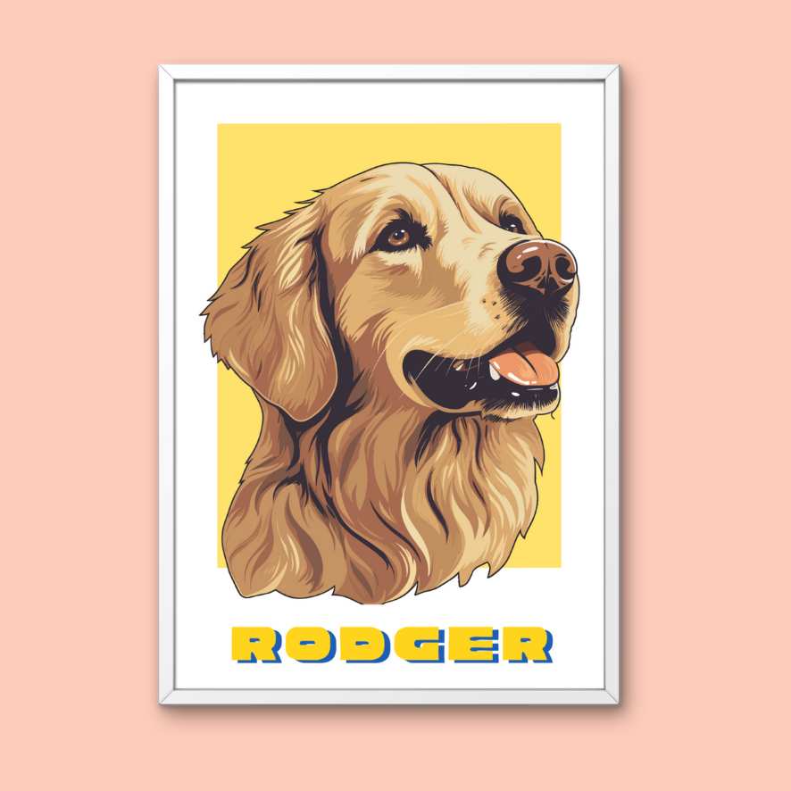 Pet dog Vector art