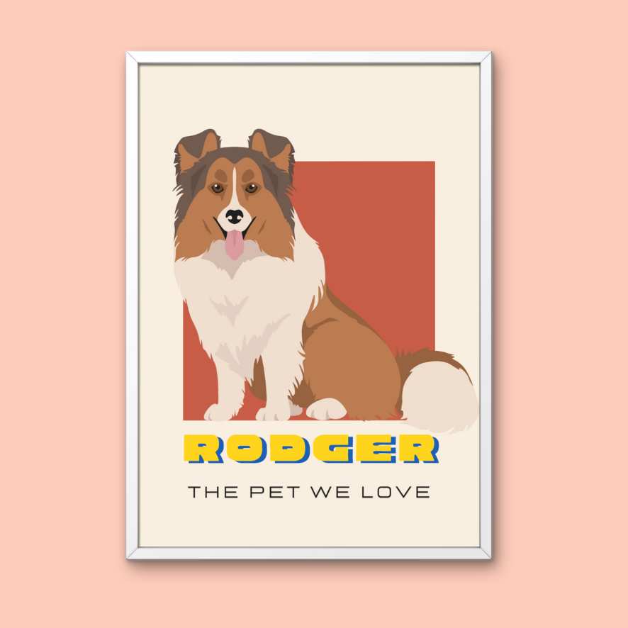 Pet dog Vector art 2