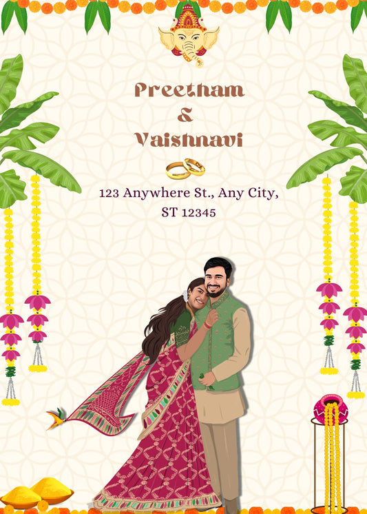 Personalized Digital E-Invites - Videos - Custom Wedding