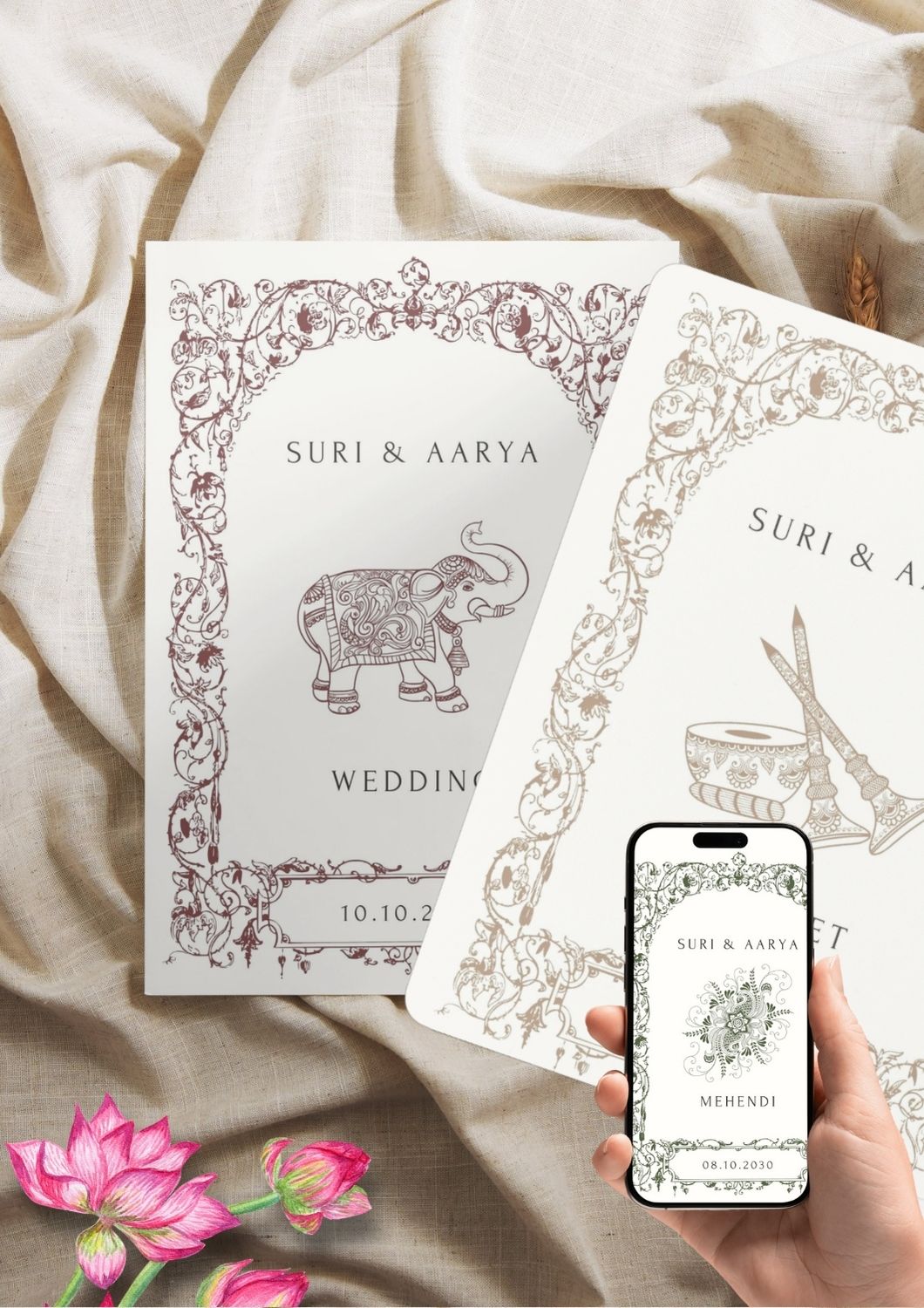 Personalized Digital Invites - Videos - Custom Wedding