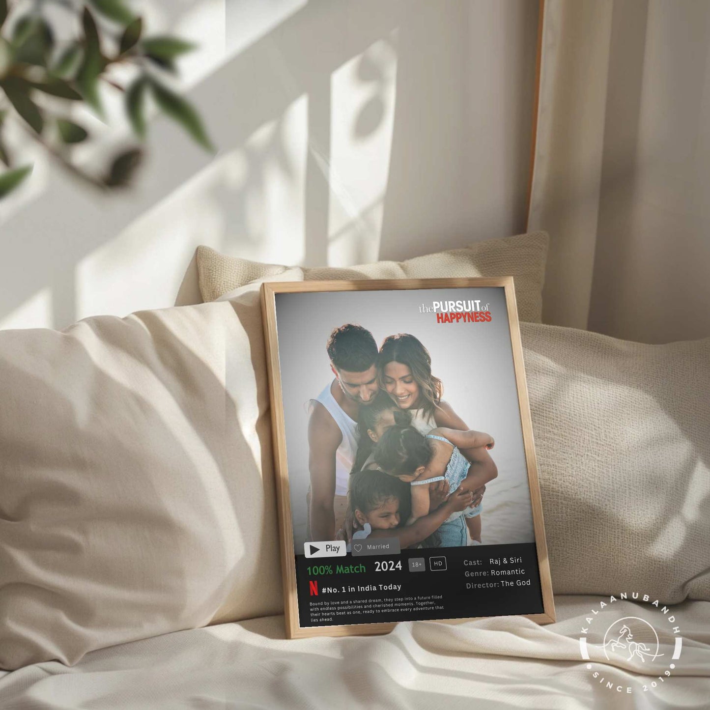 Custom Netflix Movie Poster – Personalized Family Moments