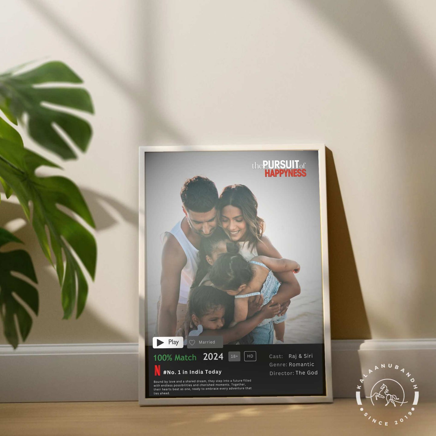 Custom Netflix Movie Poster – Personalized Family Moments