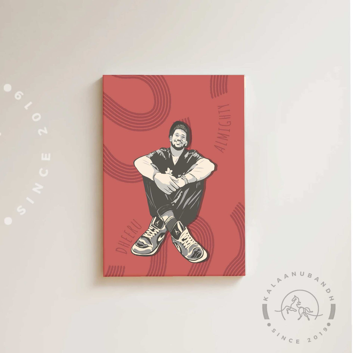 Monochrome Pop Art – Retro Vibes Personalized Vintage Poster