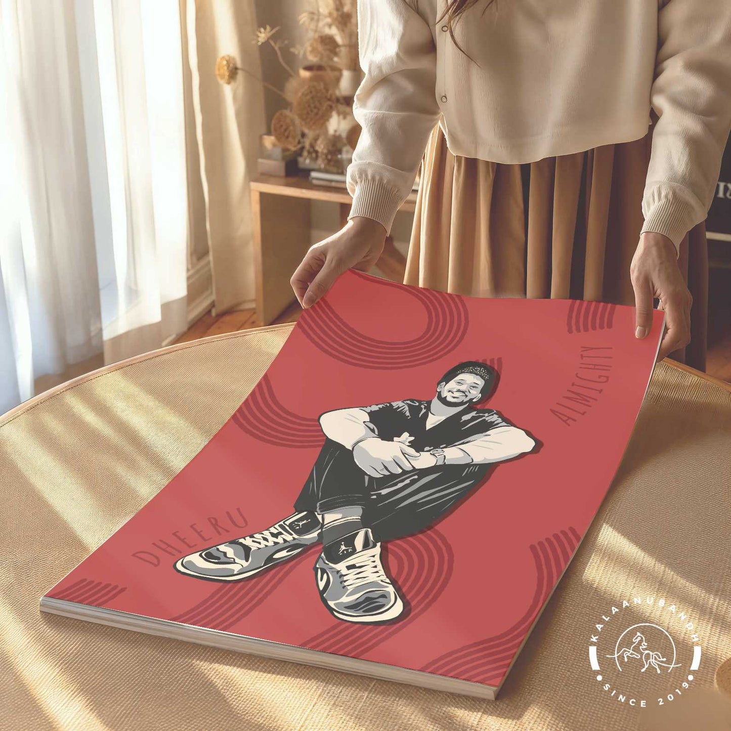Monochrome Pop Art – Retro Vibes Personalized Vintage Poster