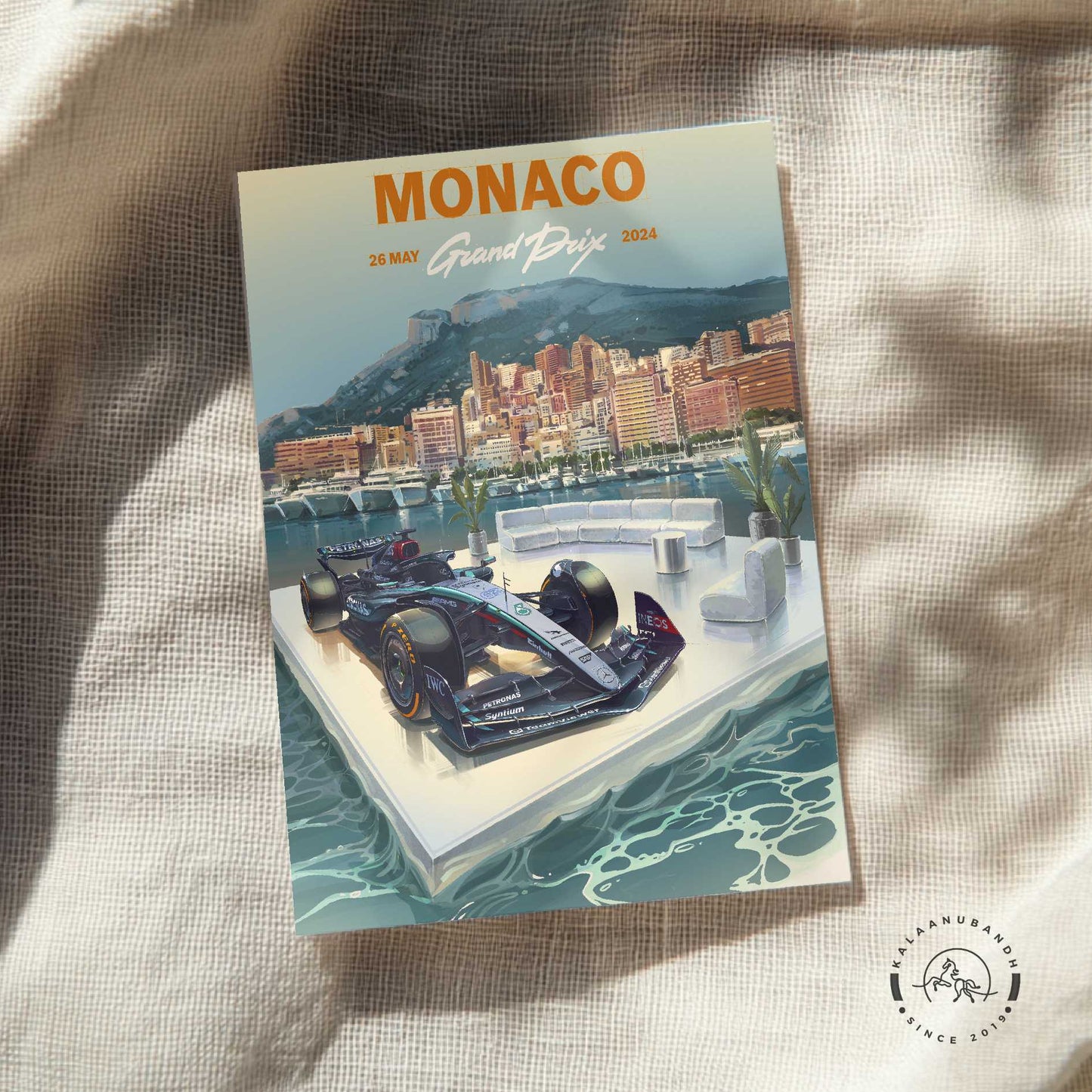 F1 Poster - Monaco