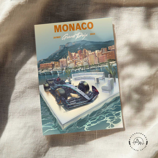 F1 Poster - Monaco