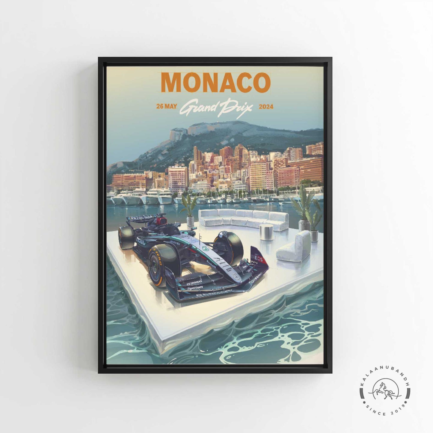 F1 Poster - Monaco